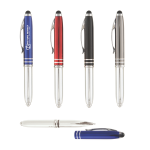 MELOS TOUCH balpen metaal met LED bedrukken