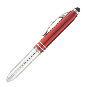 MELOS TOUCH balpen metaal met LED zwart Graveren 7816