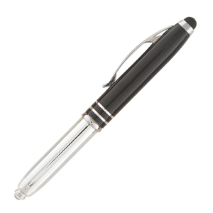 MELOS TOUCH balpen metaal met LED antraciet Graveren 7814