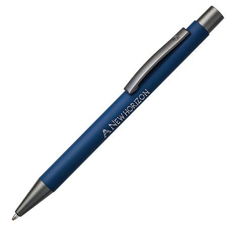 BARBADOS soft touch pen lichtblauw Graveren 1327