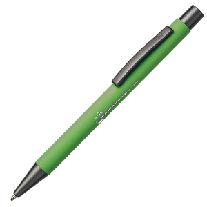 BARBADOS soft touch pen geel Graveren 1326