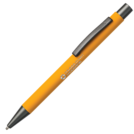 BARBADOS soft touch pen oranje Graveren 1330
