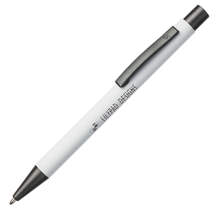 BARBADOS soft touch pen wit Graveren 1335