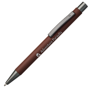 BARBADOS soft touch pen bruin Graveren 1323