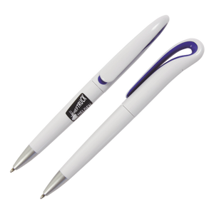 VICTORIA balpen donkerblauw 2 kleuren 12927