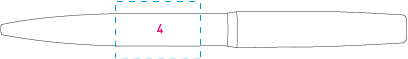 LOMBOK balpen metaal 7246