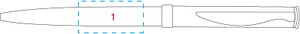 JERSEY balpen metaal zilver 2 kleuren 5608