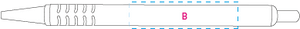 LUNGA balpen metaal SALE geel 3 kleuren 7329