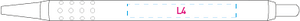 LIPARI balpen alu 72u 7136