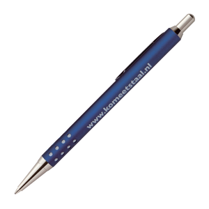 LIPARI balpen alu donkerblauw 2 kleuren 7142