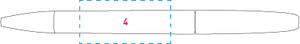 VIEW V1 - C CR balpen geel 1 kleur 12958