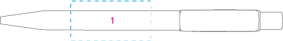 PIXEL PX 40 - B balpen full colour bedrukt sample