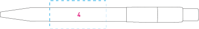 PIXEL PX 40 - B balpen full colour bedrukt sample