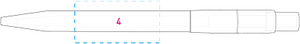 PIXEL PX 40 - FROST balpen oranje 2 kleuren 9358