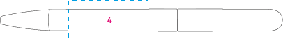FLOW PURE F2 P - MATT F balpen geel 2 kleuren 3982