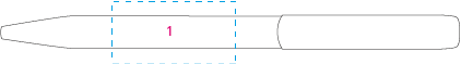 ZINK Z1 - CF balpen geel 2 kleuren 13686