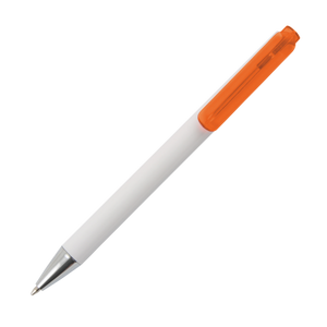 MANHATTAN balpen met transparante clip 72u rood 1 kleur 7646
