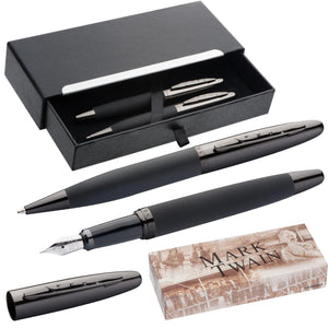 Mark Twain schrijfset met logo