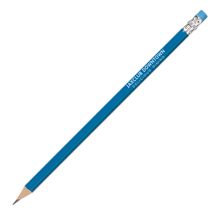 SABA potlood met gum en geslepen punt lichtblauw 1 kleur 10610