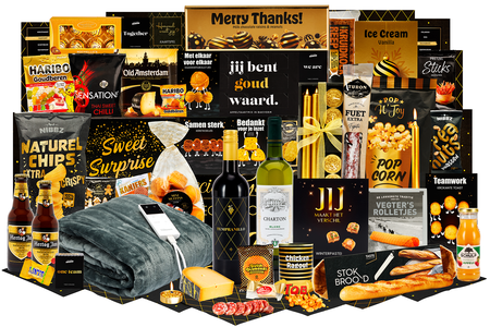 Kerstpakket Ultra luxe deken Standaard  6317