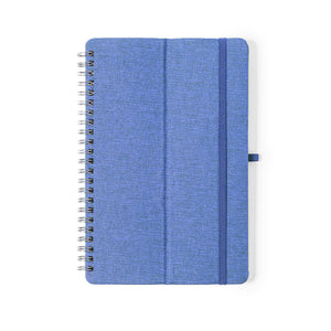 Houder Notitieboekje Maisux blauw onbedrukt