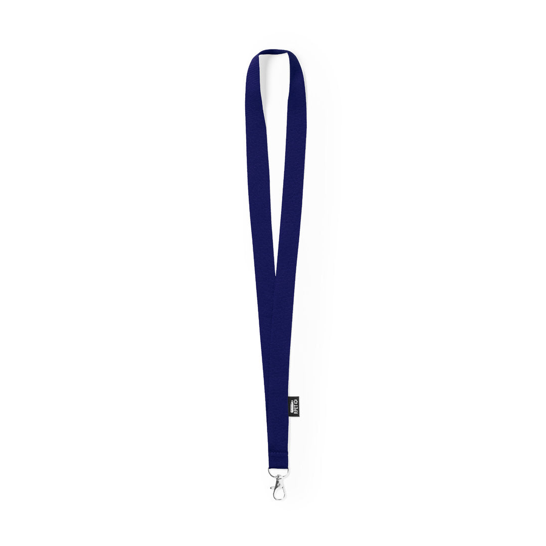 Lanyard Loriet blauw 1 kleur