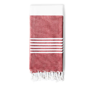 Handdoek Pareo Vedant rood 1 kleur