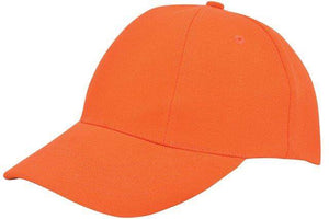 Cap van katoen blauw onbedrukt 2139