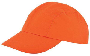 Kinderpet van katoen blauw onbedrukt 6386