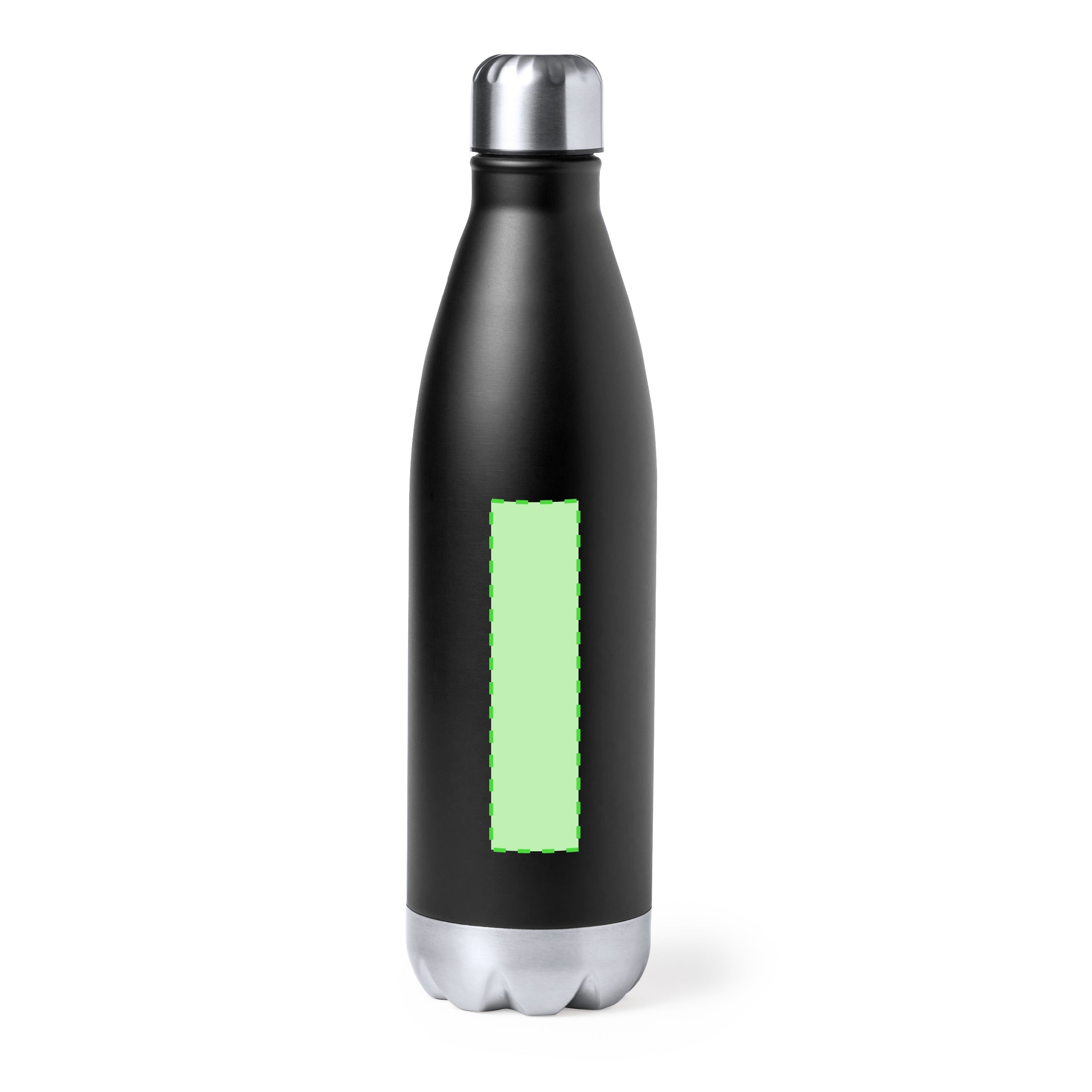 Geïsoleerde fles Willy donkerblauw 1 kleur