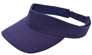 Zonneklep blauw 1 kleur tr 13885