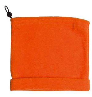 Ski buf van fleece blauw onbedrukt 11243