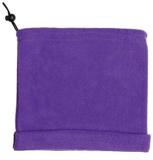 Ski buf van fleece rood 1 kleur tr 11244