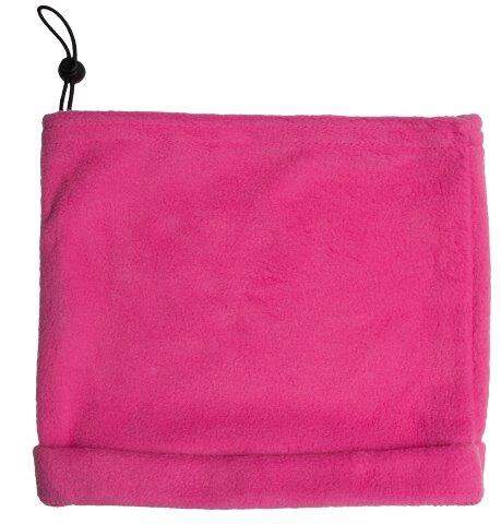 Ski buf van fleece rood Borduren 11245