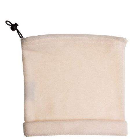 Ski buf van fleece wit 1 kleur tr 11248