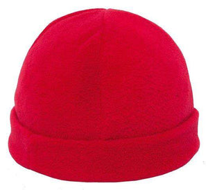 Muts van fleece zwart Borduren 8174