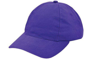 Cap geborsteld katoen rood Borduren 2078