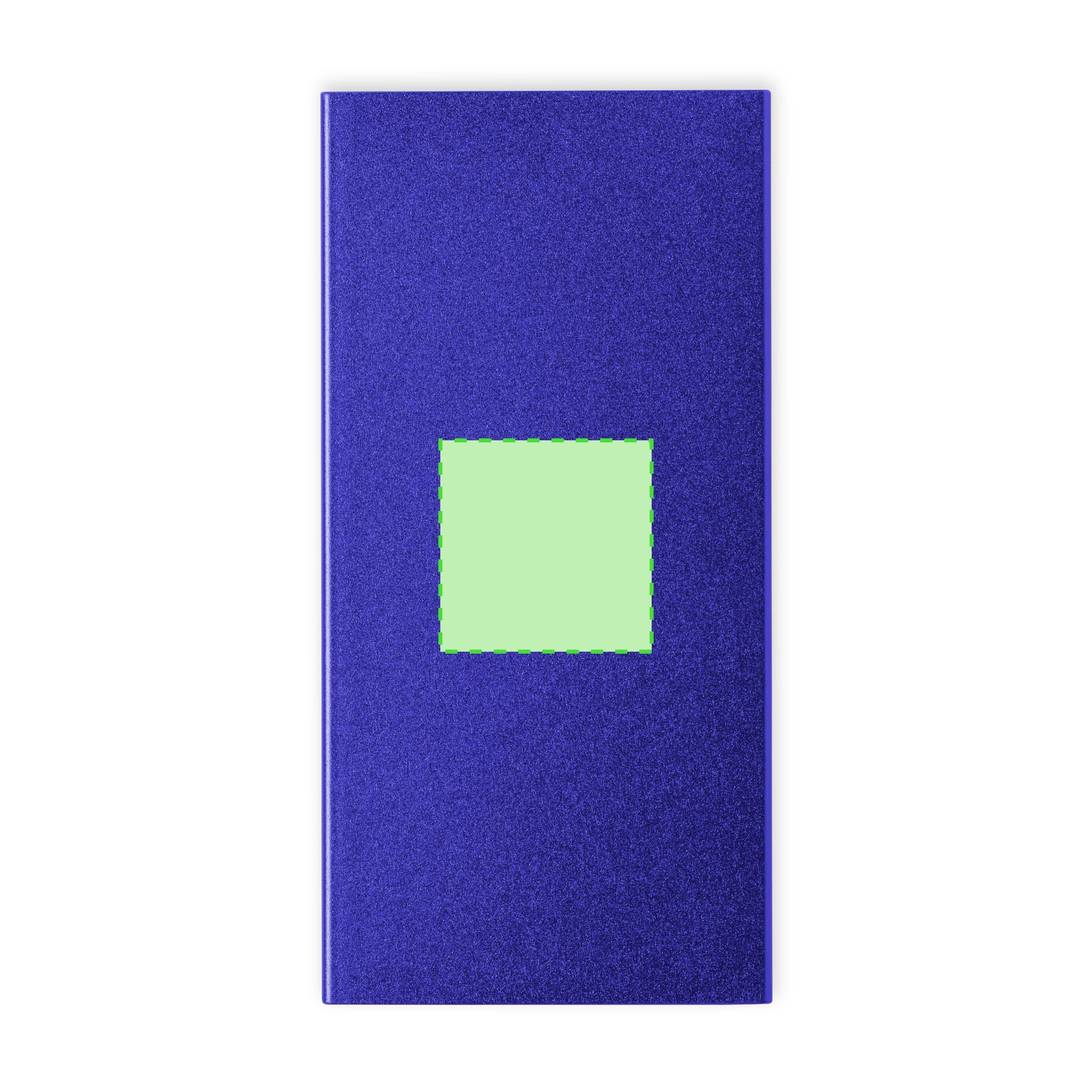 Powerbank Ginval rood onbedrukt