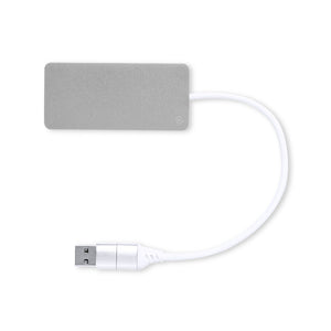 USB-hub Kalat blauw Graveren
