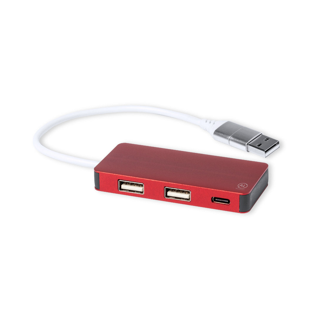 USB-hub Kalat zilver 1 kleur