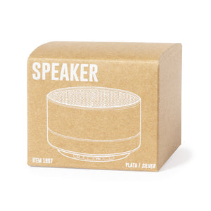 LuidSpeaker Skind zilver Graveren