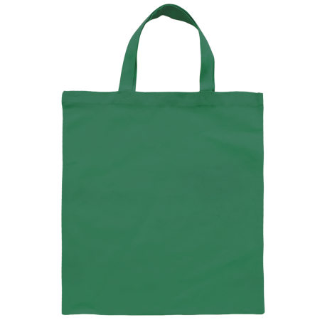 Katoenen tas gekleurd met korte hengsels  72usample