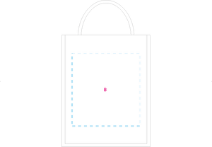 Jute shopper staand model 240 gr/m2 ecru onbedrukt 5666