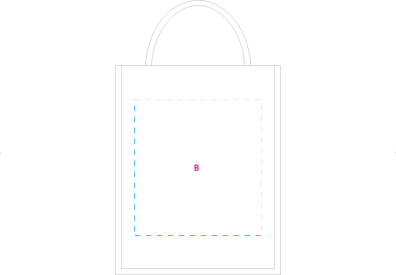 Jute shopper staand model 240 gr/m2 ecru onbedrukt 5666