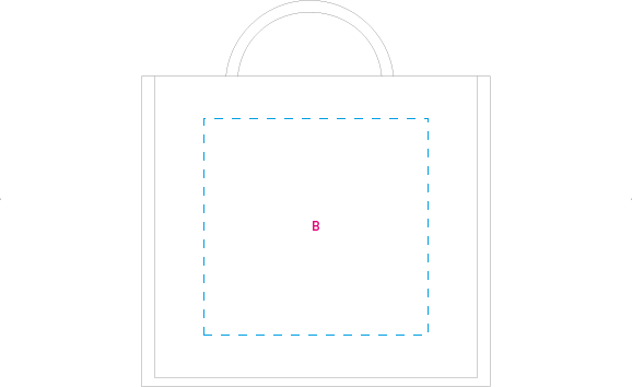 Jute big shopper 240 gr/m2 ecru onbedrukt 5663
