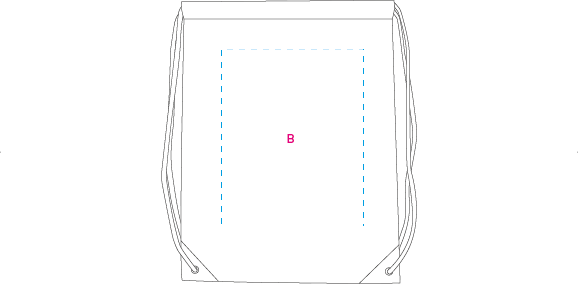 Nylon rugzakje rood onbedrukt 8532