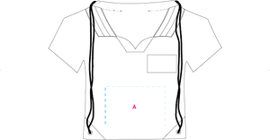 Nylon rugzak T-shirt diverse landen 8515