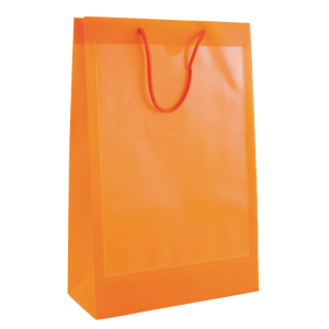 tas met 2 vensters A4 paars Full colour 12327