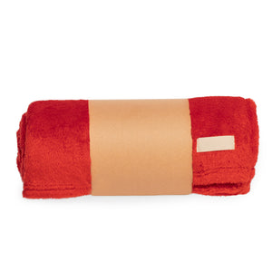 Deken Durmok rood 1 kleur