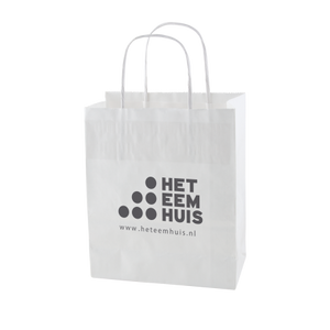 Papieren tas met hengsel bedrukken